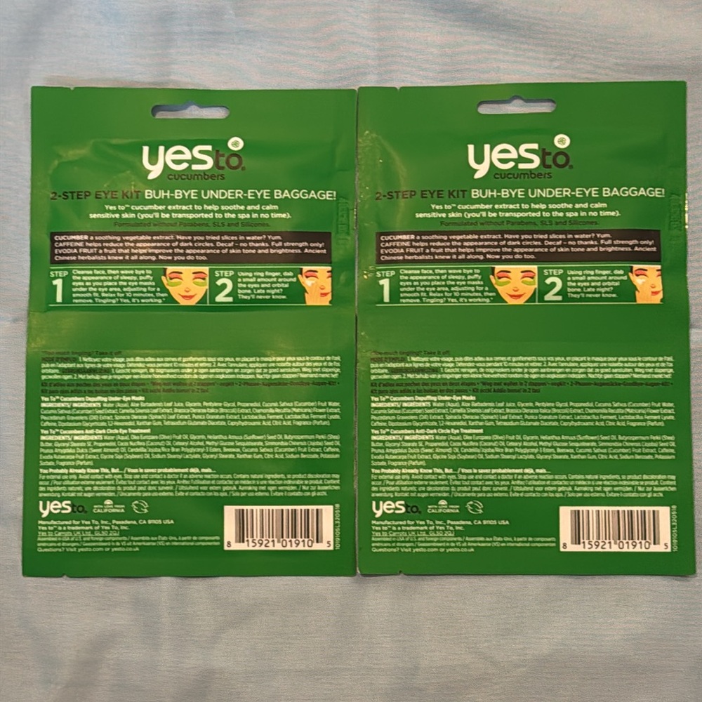 Yes To Cucumbers 2-Step Eye Kit - Picture 2 of 3
